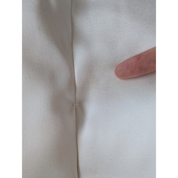 NWD Reformation Icelynn Satin Bridal Wedding Gown Maxi Dress Sz 2 Ivory #4A452 - Picture 13 of 16